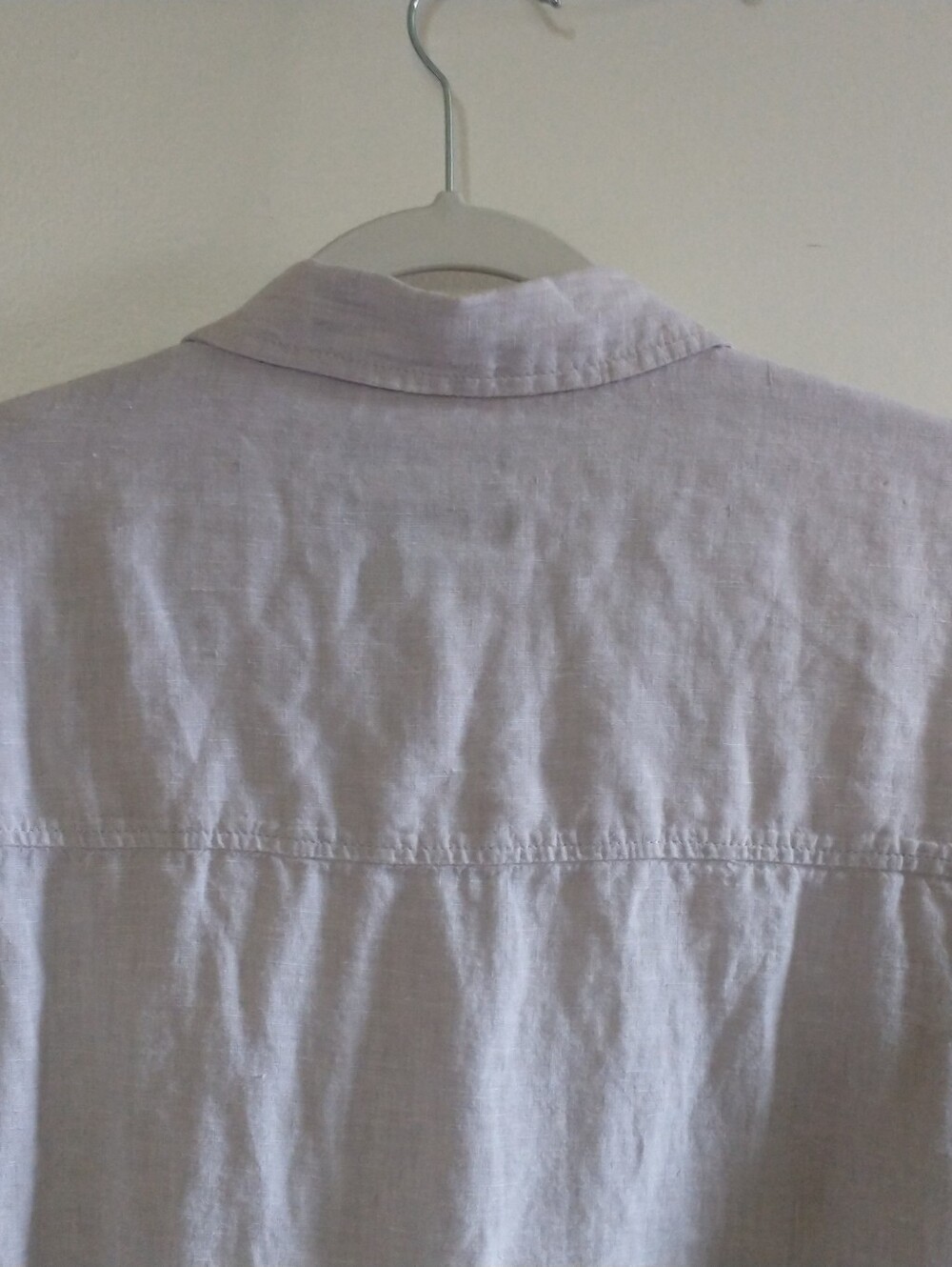 Tahari Beige Linen Button-Down Shirt Tunic XL Lagenlook - Picture 8 of 10